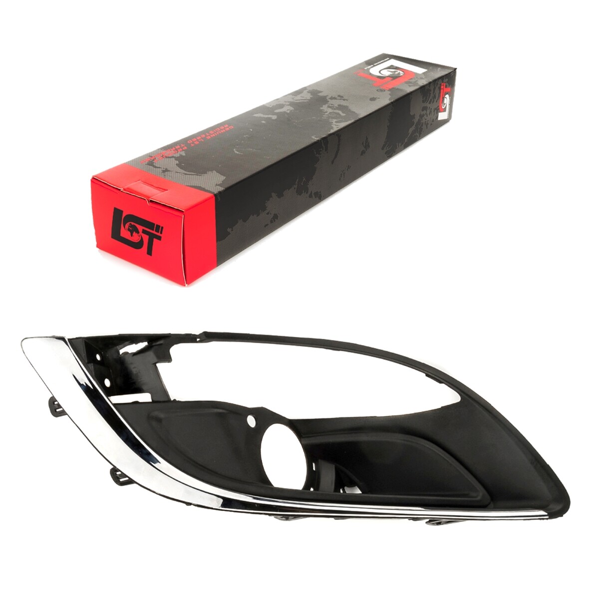 Bumper Fog Light Trim Chrome Set Front Right for OPEL ASTRA J