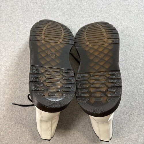 Doc Martens Zavalay Combat Boots Men 9 Woman 10 White Lace Airwair Heritage Y2K - Picture 2 of 6