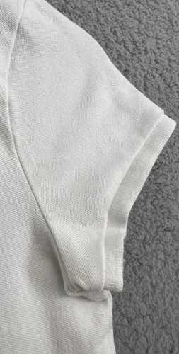 Gap Kids (6) White Pique Polo Short Sleeve Shirts School Uniform Girls Sz XL 12 - Picture 4 of 13