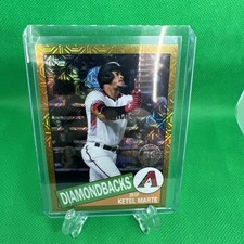 2020 Topps Silver Pack 1985 Chrome Baseball Series 2 Gold 48/50 Ketel Marte 