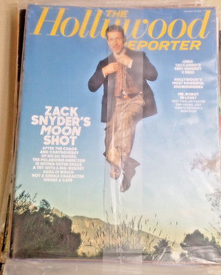 New Sealed The Hollywood Reporter Magazine  2023 November 29 Zack Snyder Dbl Iss