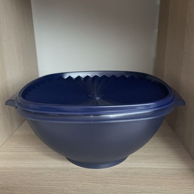 Tupperware Sonnenschüssel Schüssel Sonnendeckel Dunkelblau 2,8 L Neu 
