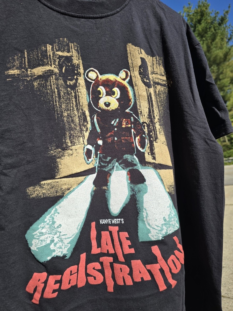 Kanye West Late Registration Shirt XL Reprint Rap Tee Touch The