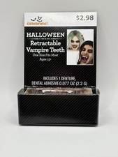 Walmart Way To Celebrate Retractable Vampire Teeth Halloween Costume Cosplay NEW