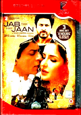 JAB TAK HAI JAAN DVD Sonderausgabe Shahrukh Khan Katrina Kaif Film Neu