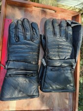 Thinsulate Insulation 40 gr Women  s Motorcycle Gloves Size M Black Vegan Leather