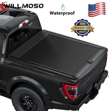 5.5FT Soft Roll-up Truck bed Tonneau Cover For 2011-2025 Ford F150 Waterproof