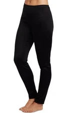 Cuddl Duds Women’s Climatesmart Leggings Size-Large, Black $38