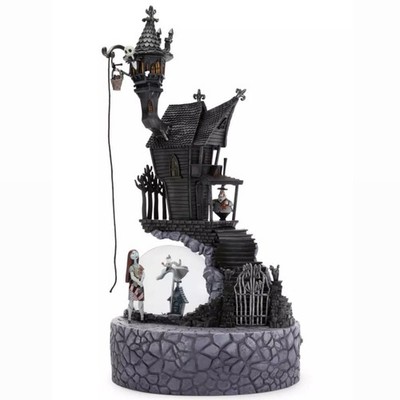 The Nightmare Before Christmas Light-Up Snowglobe With Blower Disney Store New