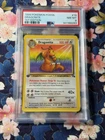 1999 POKEMON FOSSIL 1ST ED #19 DRAGONITE PSA 8