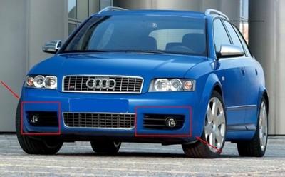 Audi S4 B6 Bumper Grilles L and R 2pcs 8E0807681B01C 3D Printed PETG Material