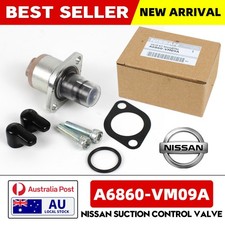 1x OEM Nissan For NAVARA SUCTION CONTROL VALVE FOR D40 4Cyl 2.5L, A6860-VM09A