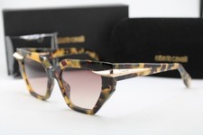 NEW ROBERTO CAVALLI SRC001 COL. 0AGG HAVANA GOLD AUTHENTIC SUNGLASSES 54-19