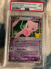 PSA 9 2021 Mew EX - HOLO Classic Collection Legend Maker #88