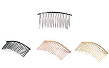4 pcs 20 Teeth Metal Side Comb Veil Twist Vintage Fashion Classic Hair Comb P...