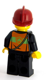 LEGO 2013 City Firefighter Minifigure Fireman Fire Station Fire Rescue Car 30221