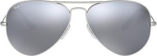Ray-Ban Aviator RB3025 019/W3 58mm Matte Silver Grey Mirror Polarized Sunglasses