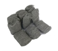 12pc Mixed Steel Wire Wool Coarse, Medium & Fine