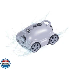 Hinice Cordless Robotic Pool Cleaner,Automatic Pool Vacuum Robot for In-Groun