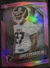 Panini Prizm Pink Prizm Rookie James Pearce Jr. #364 Atlanta Falcons 2025 NFL