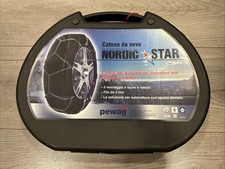 CATENE DA NEVE PEWAG Nordic Star 10 - 9MM -  14” 15” 16” 17” 18” - Nuove
