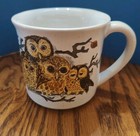 Enesco Vintage Owl Speckled Brown Ceramic Coffee Mug — photo 1