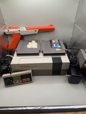 Nintendo NES Console Bundle NEW 72 Pin Mario Zapper Duck Hunt Swords & Serpents!