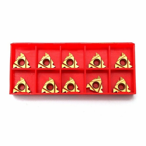 Tool 16IR AG60 Blade Turning 10 Pcs/Set CNC Carbide Cast Iron Inserts Lathe - Picture 18 of 21