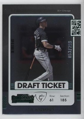 2021 Panini Contenders Draft Ticket Green /299 Tim Anderson #90 h3a