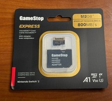 GameStop 512GB Express Micro SD Card for Nintendo Switch 2 BRAND NEW