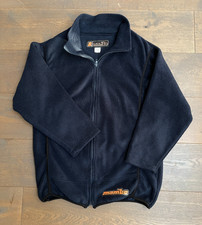 Vintage Mambo Fleece Jacket Mens Medium Navy Y2K Surf Skate Full Zip Jumper Tops