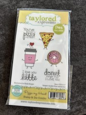 Taylored Expressions Pizza My Heart Stamp And Die Combo