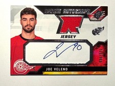 2021-22 UD SPx Rookie Auto Jersey JOE VELENO 090/375 Canadiens Card# JV. rookie card picture