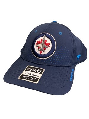 Winnepeg Jets Fanatics Authentic Pro Stretchfit Hat Cap Size S/M NHL Hockey