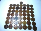 1920 One Cent Lincoln Penny ** Roll of 50 Coins **