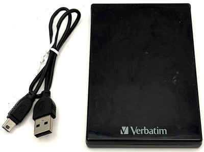 Verbatim Mobile 250GB Portable External Hard Drive 2.5'' HD HDD, USB 2.0 *Tested*