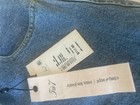 5a7 Women’s Blue Medium Wash Denim Wide-Leg High Rise 5-Pocket Jeans 8 — photo 6