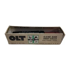 Vintage PS OLT Company O-32 Pheasant Call In Box Has Crack