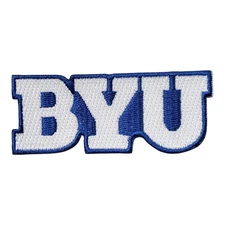 Vintage BYU Cougars Iron On Embroidered Patch 3"x1.25"