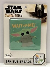 Disney s Star Wars The Mandalorian Set Of 5 Non Slip Bath Tub Treads Grogu New