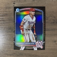 Seaver King 2025 Bowman Chrome Reptilian Refractor - #BCP-93 Nationals