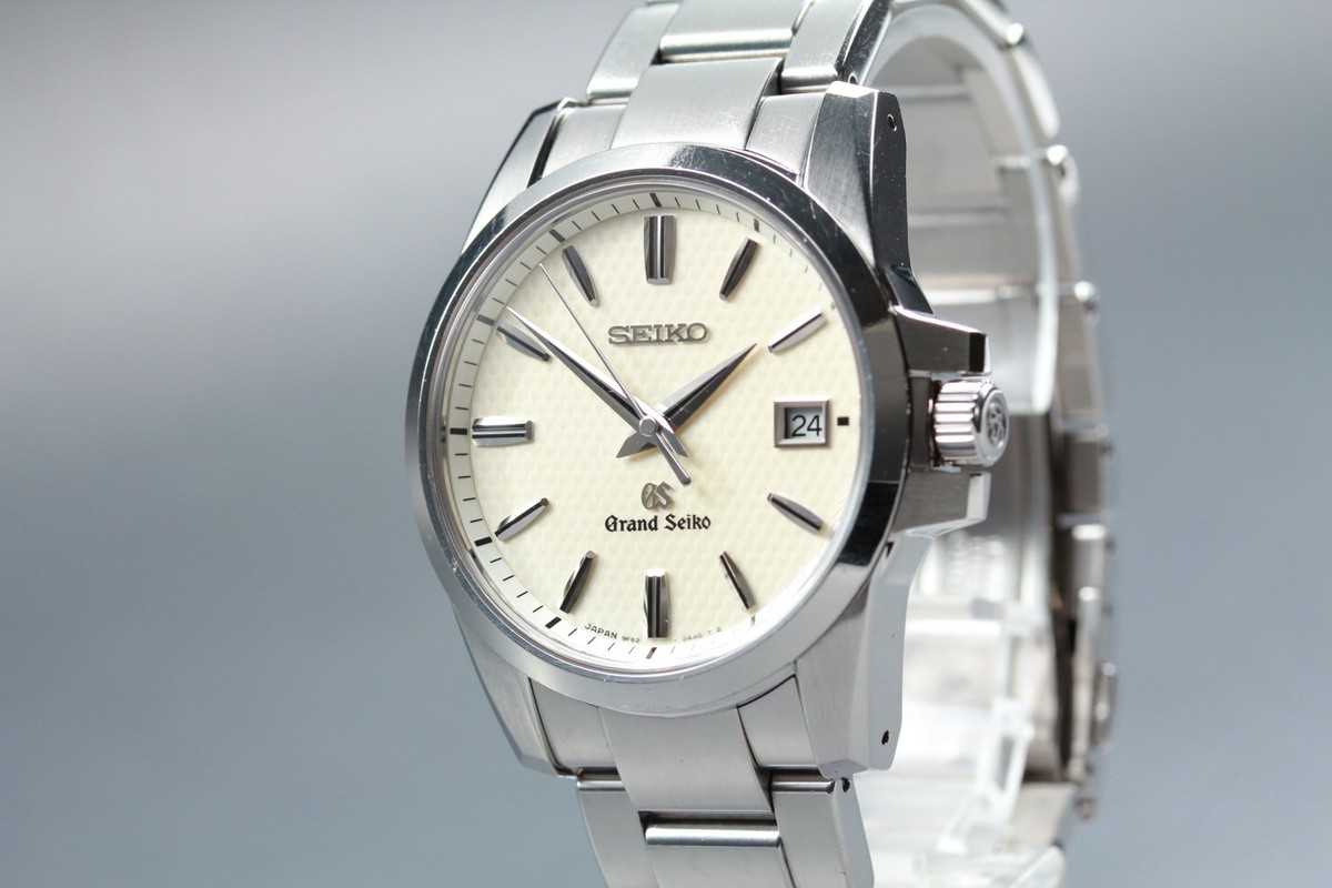 GRAND SEIKO SBGX053 9F62-0AA1 37mm Date Quartz Men's Watch S Size