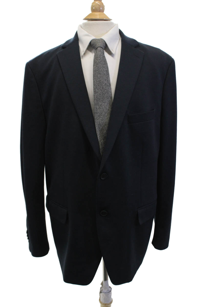 Calvin Klein Mens Solid Single Breasted Suit Blaz… - image 1