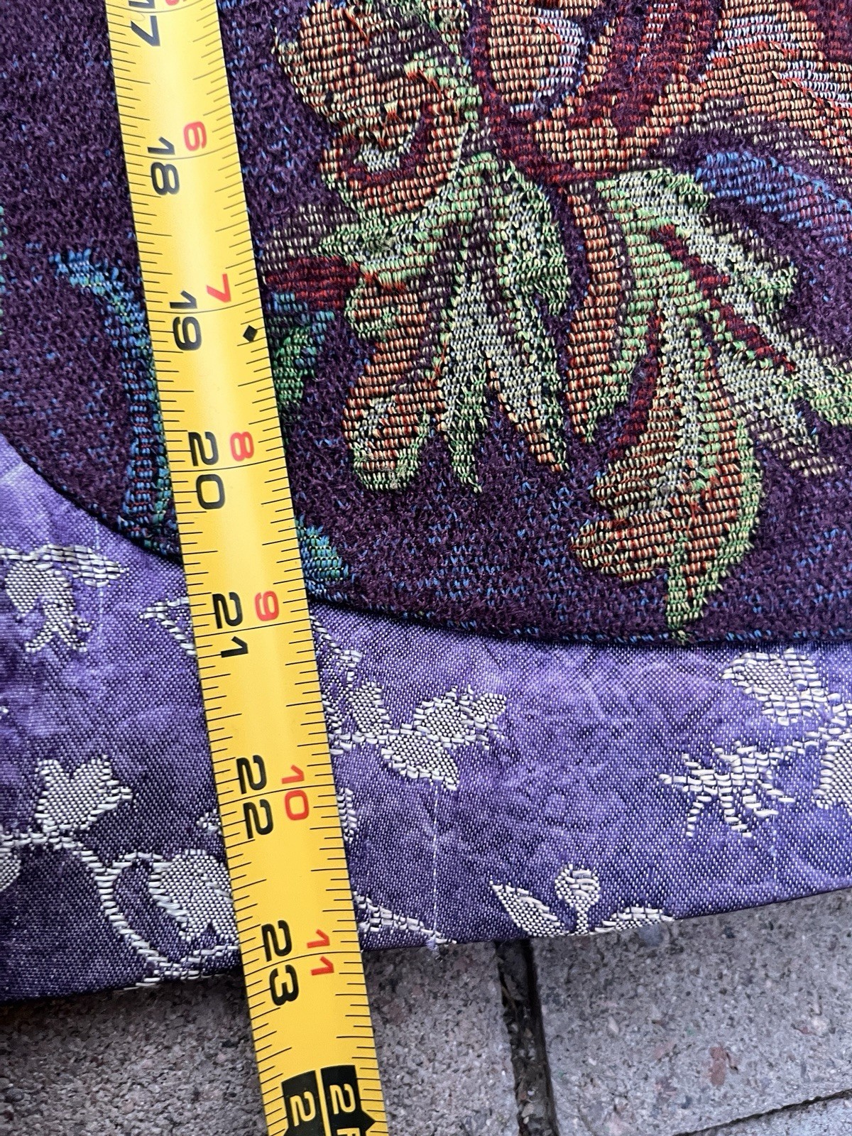 VTG Floral Tapestry Patchwork Jacket Lined Quilte… - image 12