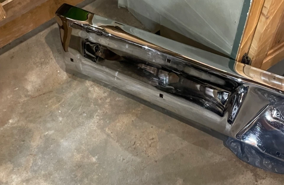 Parachoques trasero cromado para Chevrolet Chevy II/Nova. Foto 3 de 3