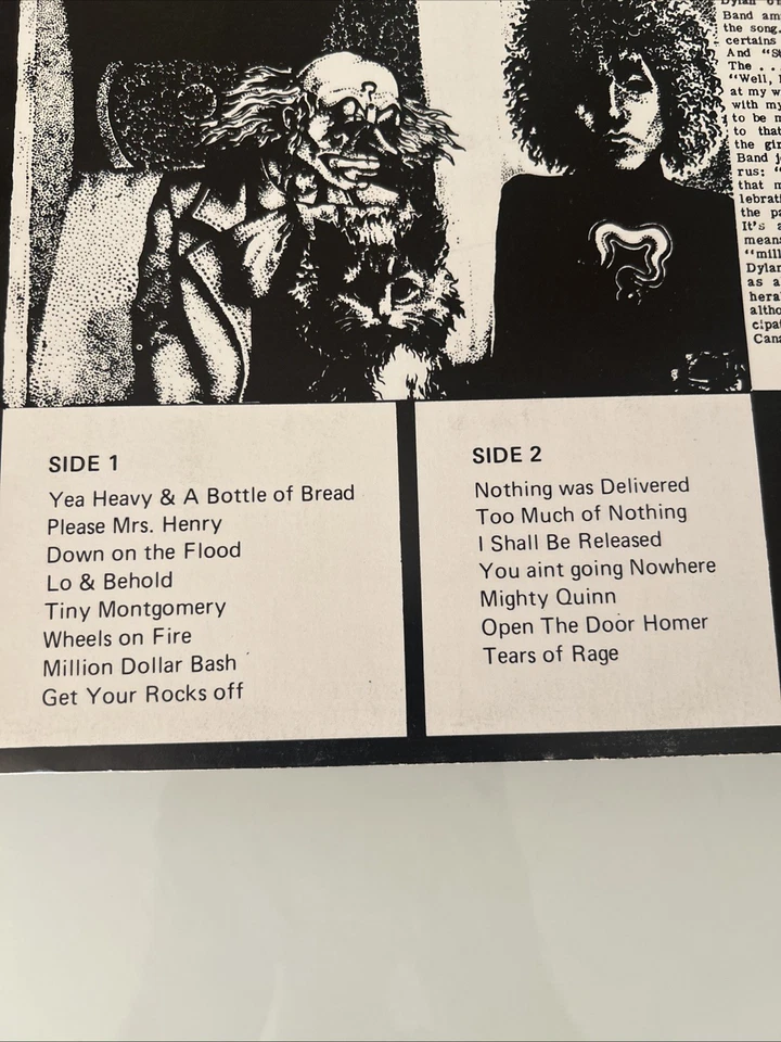 Bob Dylan,The Band '70's LP MILLION DOLLAR BASH; '67 recordings BERKELEY Records — 第 2/4 张图片