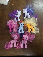 Assorted My Little Pony And Others Brushable Hair Figure Lot of 12