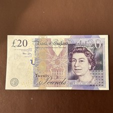 Lowther £20 Note aUNC Condition Prefix AA09 Nice Note