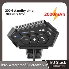 1/2Pcs Motorcycle Helmet Intercom Headset waterproof Bluetooth Noice Reduction