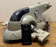 Original 1981 Slave 1 STAR WARS Vintage Boba Fett And Box Included No Decals